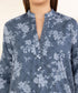 Women's Unstitched Blue Lawn 3 Piece Suit